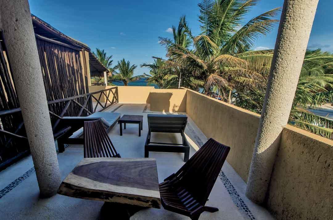 Hotel Luna De Plata Mahahual Exteriör bild